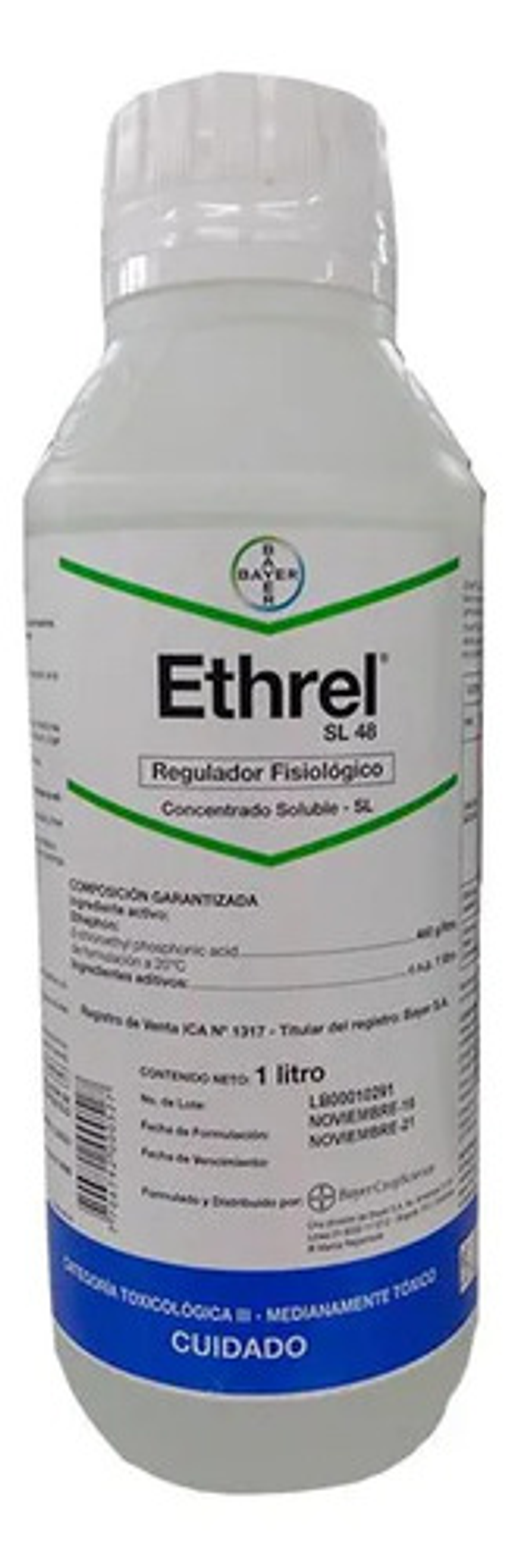 Ethrel Bayer Madurol Regulador De Crecimiento Plantas X Itro 1