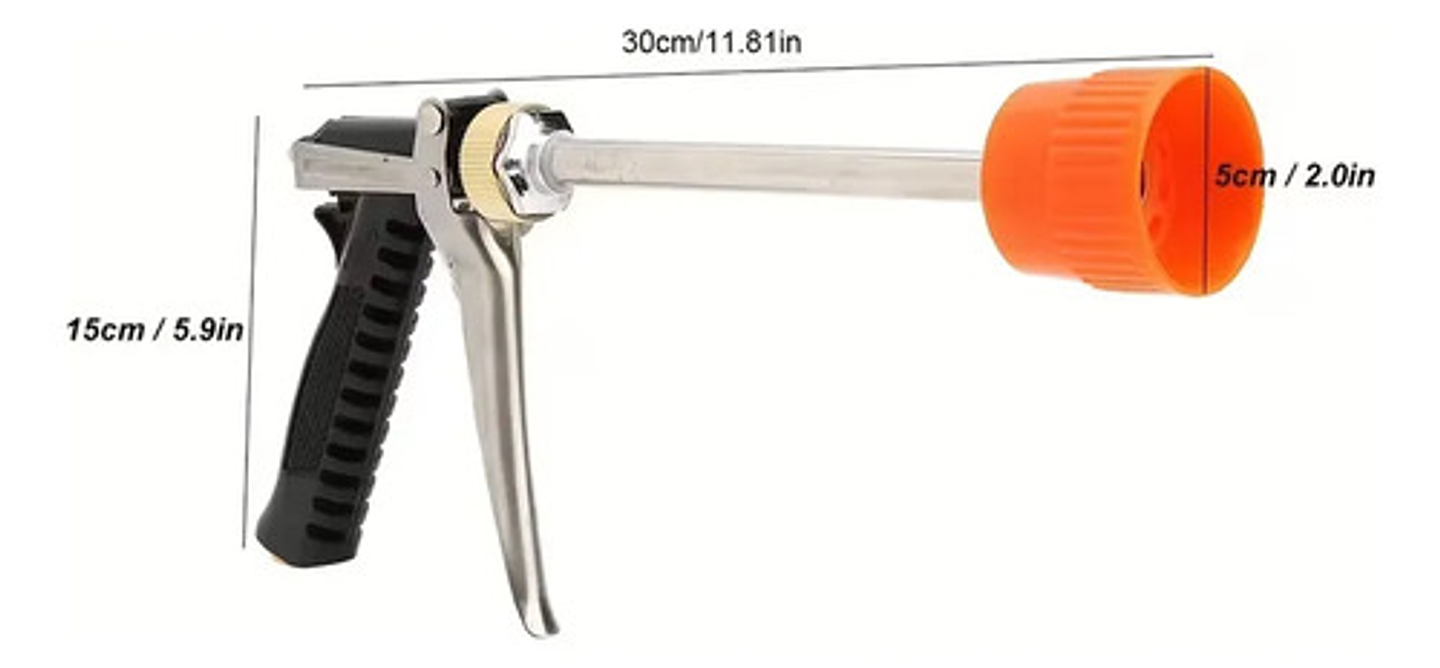 Pistola Boquilla Pulverizadora Alta Presión Para Manguera 11