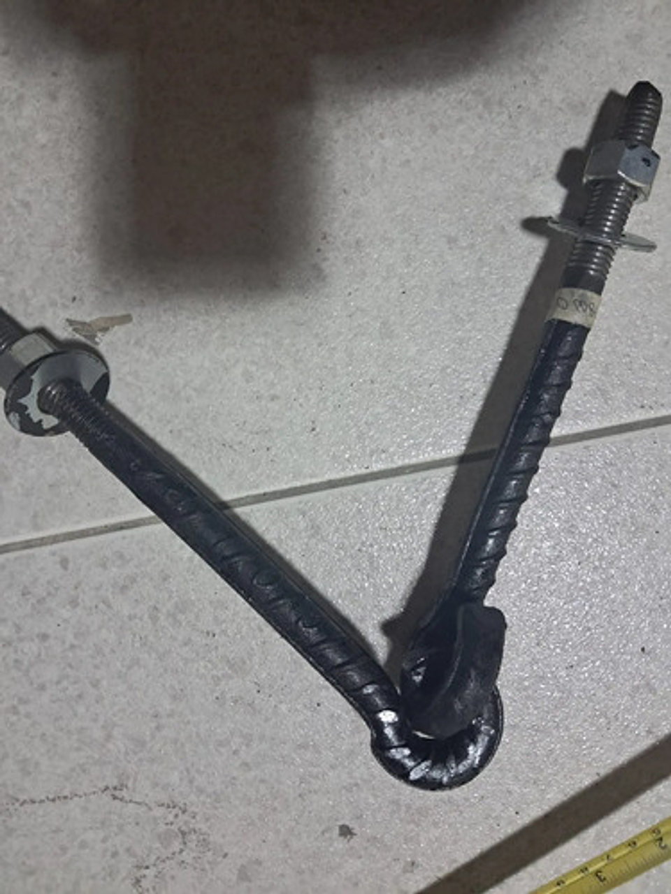 Par De Goznes De Tornillo 5/8 Pulgadas - Hierro Reforzado 2