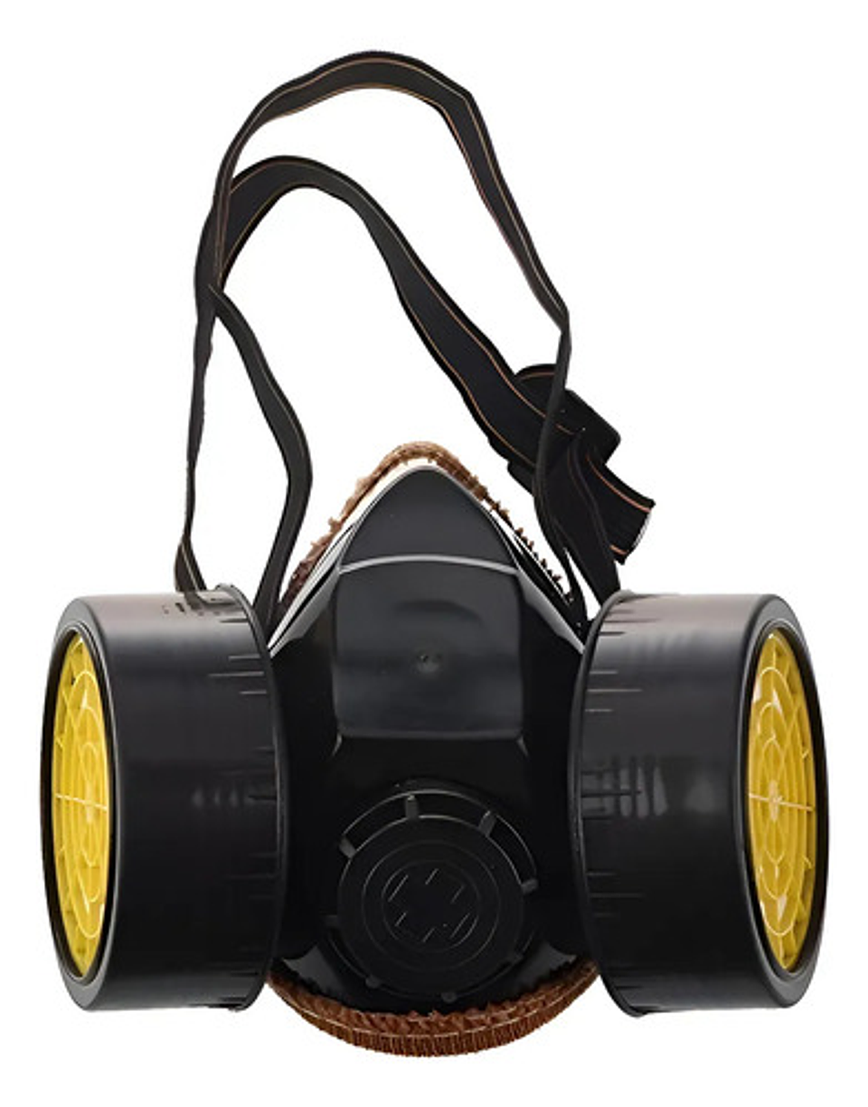 Mascara Antigases Doble Filtro Rsp206 Negra 1