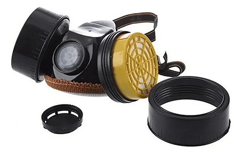 Mascara Antigases Doble Filtro Rsp206 Negra