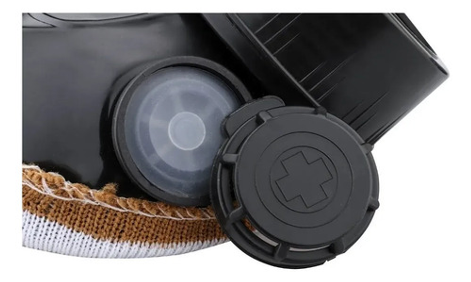 Mascara Antigases Doble Filtro Rsp206 Negra 6