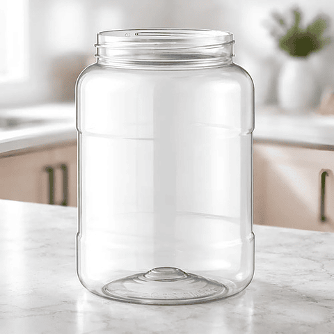 Frascos Plásticos Redondos De Boca Ancha 1000ml X 50 Unid