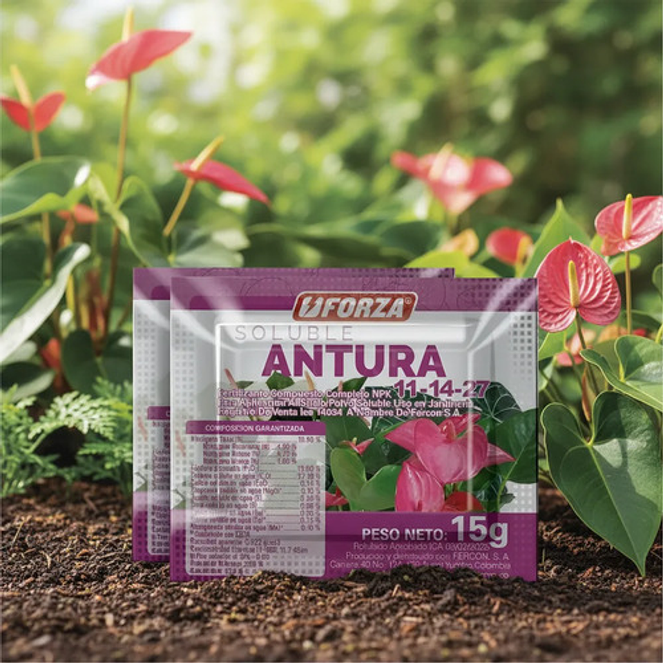 Fertilizante  Soluble  Antura X 15  Gr Jardin X 2 Unidades 3