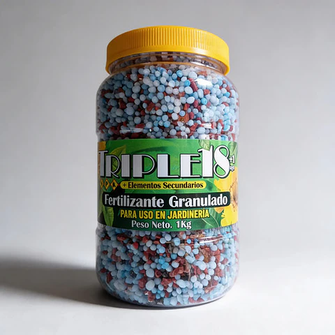 Fertilizante Triple 18 (18-18-18) Desarrollo y Crecimiento x 1 Kilo | Agrosamario