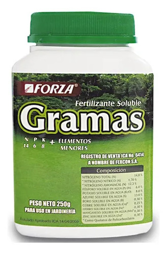 Forza Fertilizante Soluble Gramas X 250 Grs | Agrosamario 1