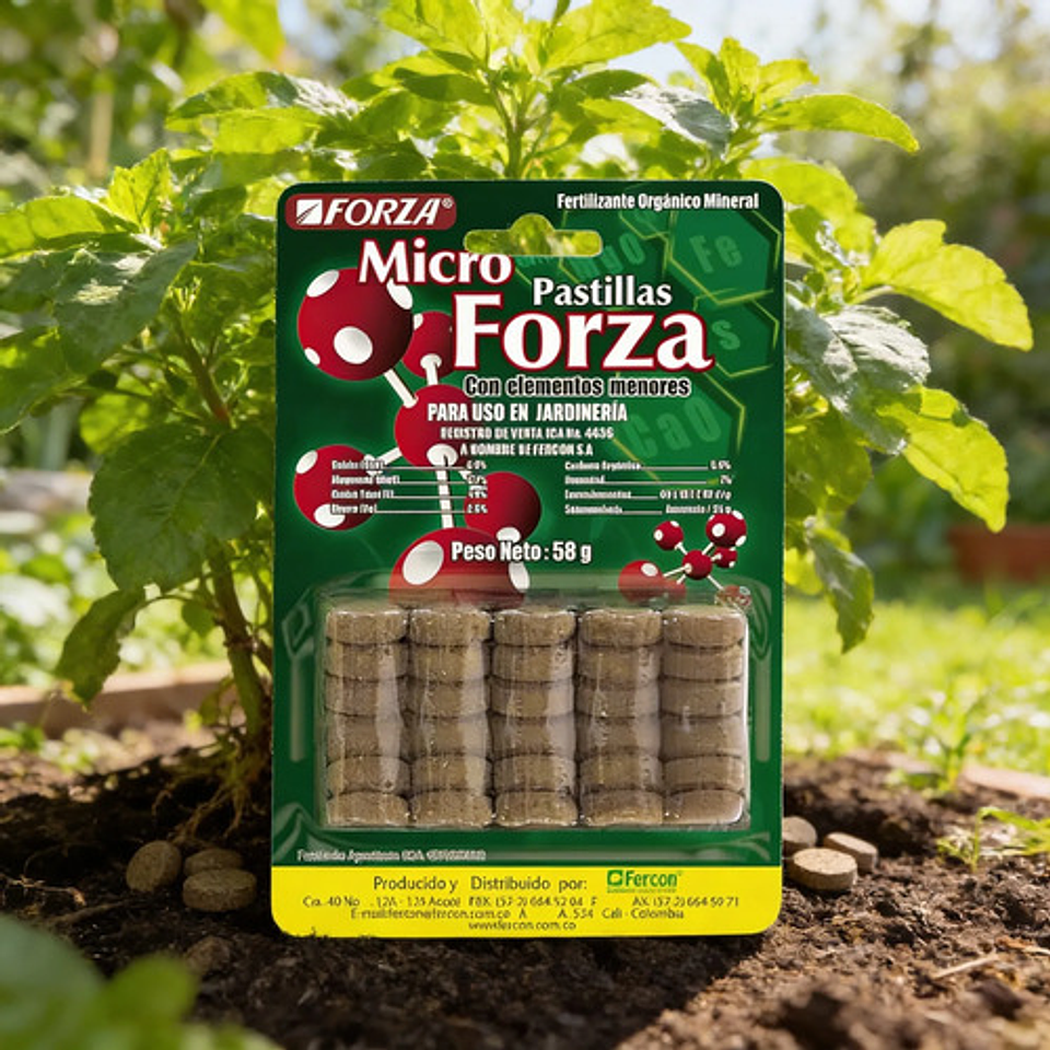 Microforza  Fertilizante Menores  X 30 Pastillas  Jardin 3