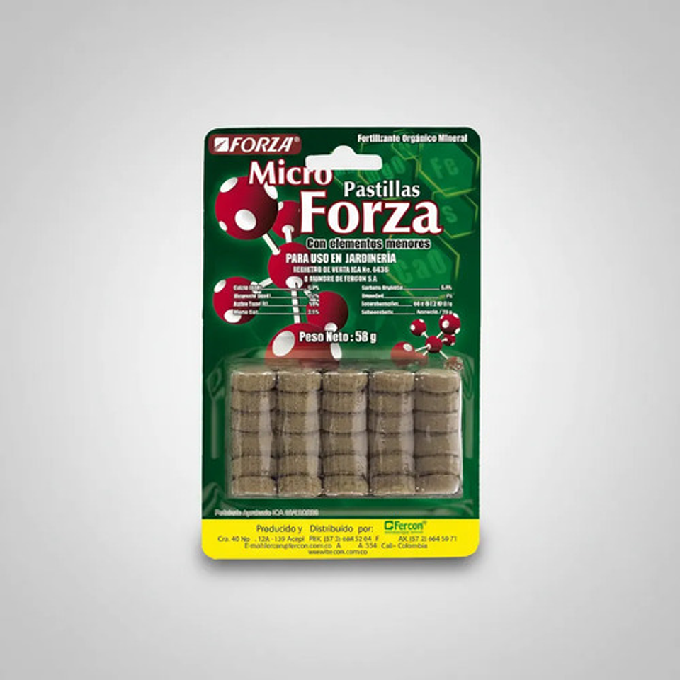 Microforza  Fertilizante Menores  X 30 Pastillas  Jardin 5