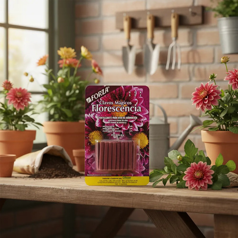 Fertilizante Clavos Magicos Florescencia Jardin X 30 Unidade 2