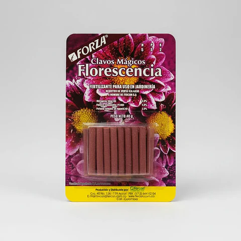 Fertilizante Clavos Mágicos Florescencia Jardín X 30 Unidades | Agrosamario