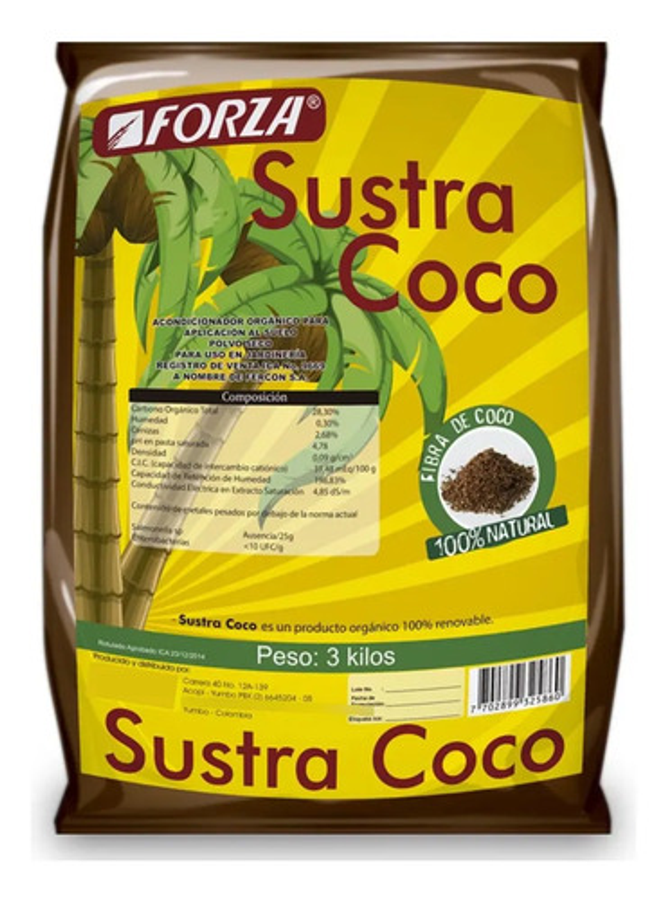 Sustrato  Coco Fibra De Coco Para Cultivo 1  Kg Jardineria 2