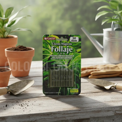 Fertilizante Clavos Mágicos Follaje Jardín X 30 Unidades | Agrosamario 2