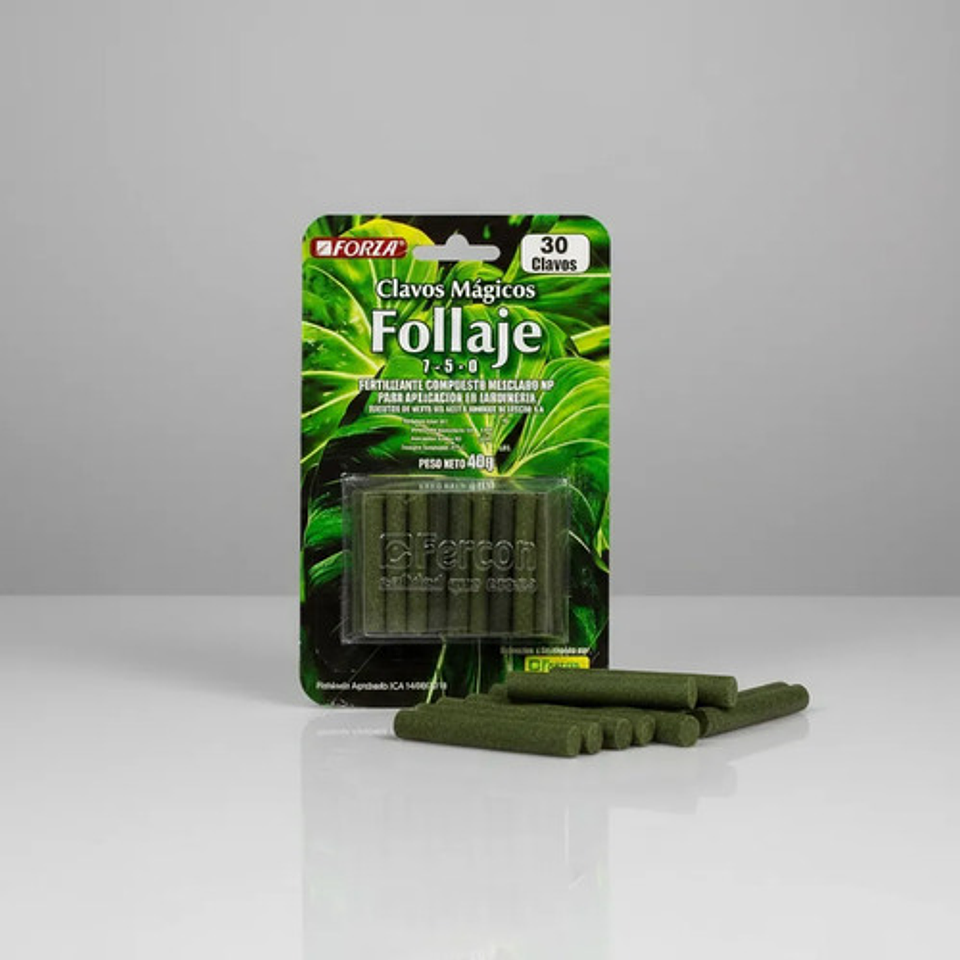 Fertilizante Clavos Magicos Follaje Jardin X 30 Unidades 5