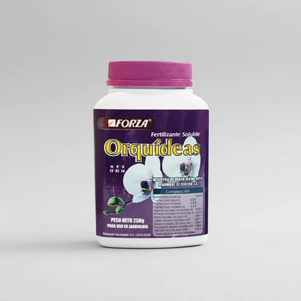 Forza  Fertilizante Soluble Orquídeas 250 Gr Jardin 5
