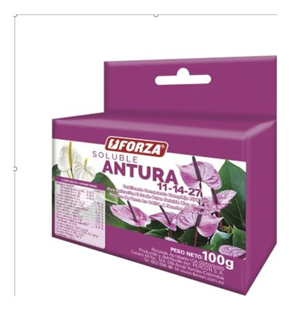 Fertilizante  Soluble  Antura X 100 Gr Jardin 2