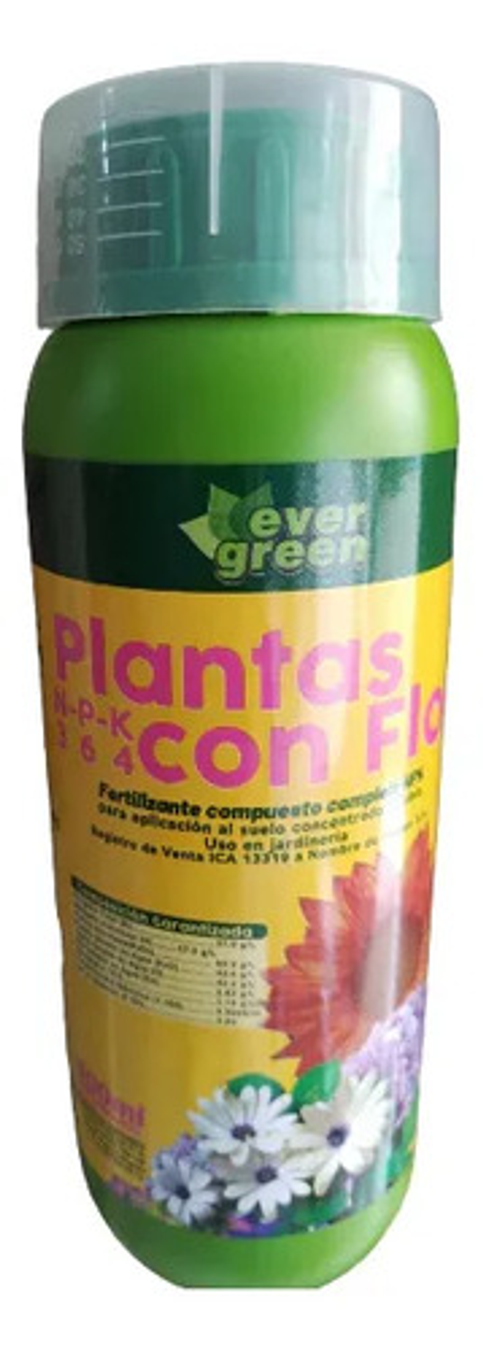 Fertilizante Evergreen Plantas Flor X 250 Cc 2