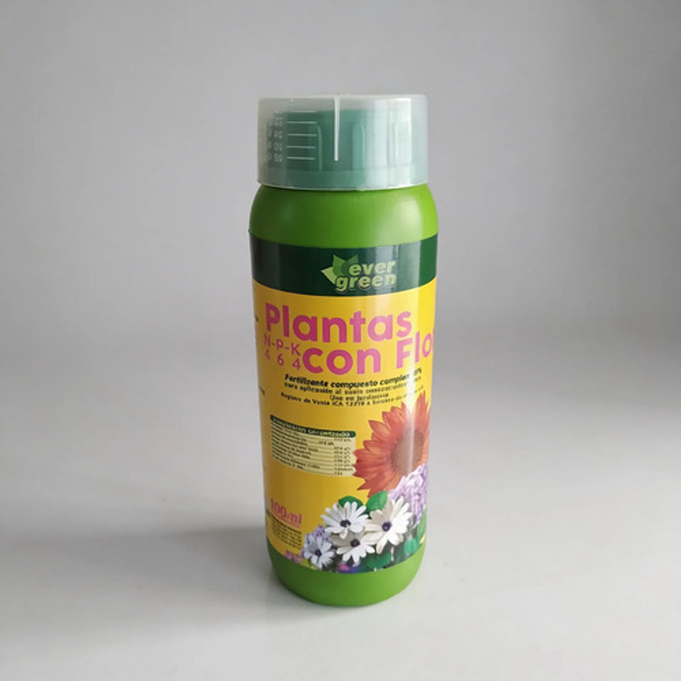 Fertilizante Evergreen Plantas Flor X 250 Cc 3