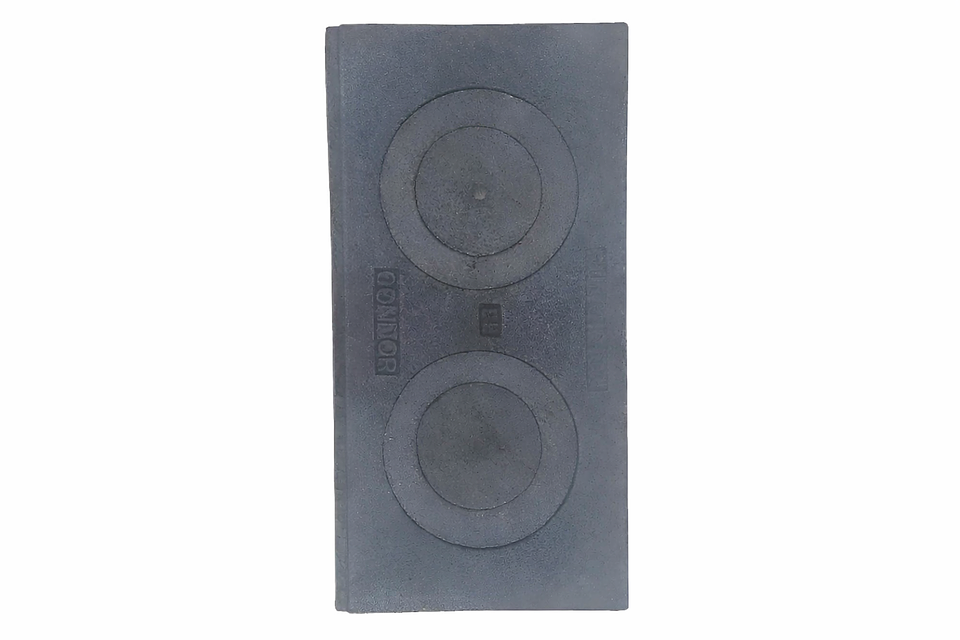 Plancha  Estufa De Leña 2 Puestos Indujara 53.5 Cm X 29.5cm 1