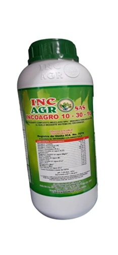 Fertilizante Incoagro 10-30-10 | Arrancador Radicular x 1 Litro l Agrosamario  2
