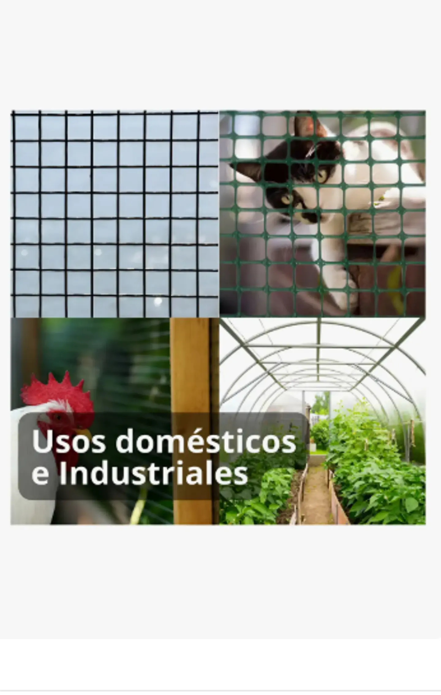 Malla Reja Cuadrada Plastica 16x16mmx 30mt Largo/1.50mt Alto 7