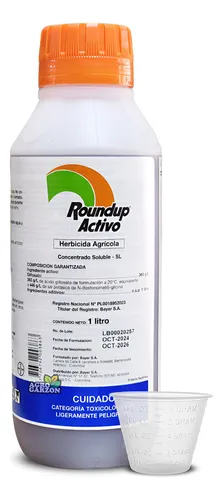 Herbicida Roundup (Glifosato) x 1 Litro - 4 Litros - 10 Litros Control Total Malezas | Agrosamario 5