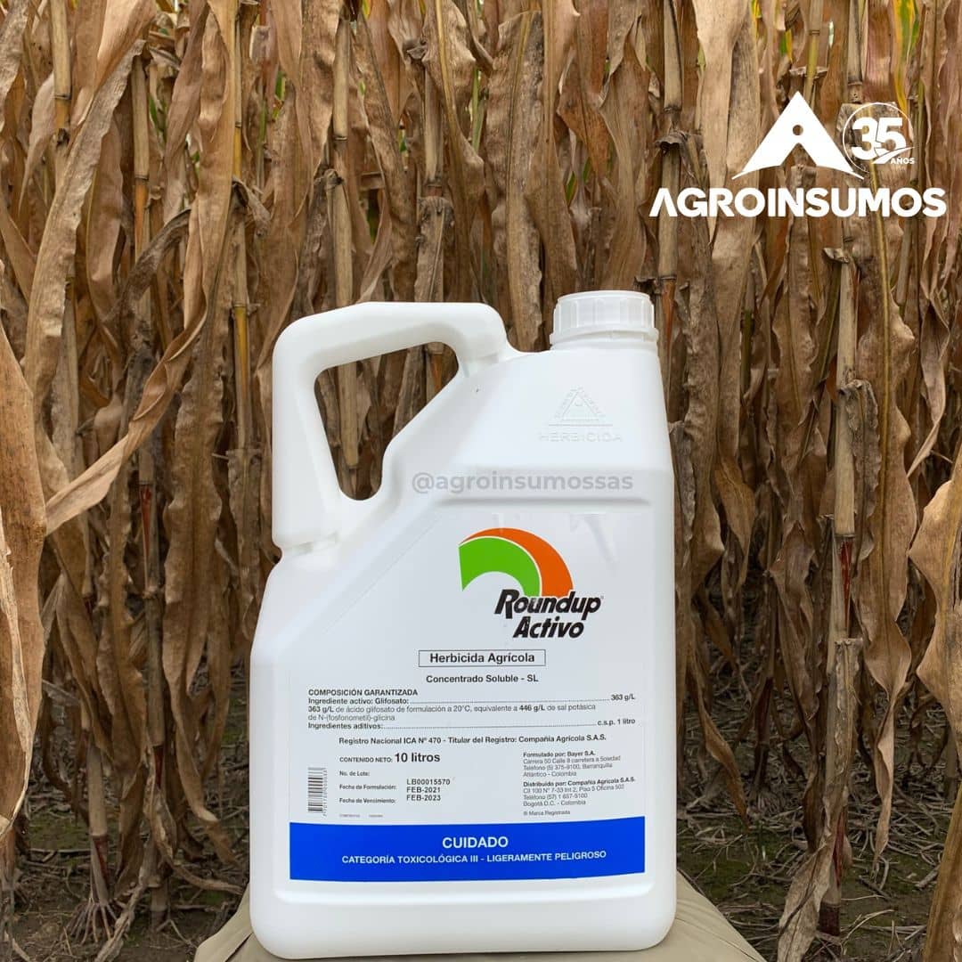 Herbicida Roundup (Glifosato) x 1 Litro - 4 Litros - 10 Litros Control Total Malezas | Agrosamario 7
