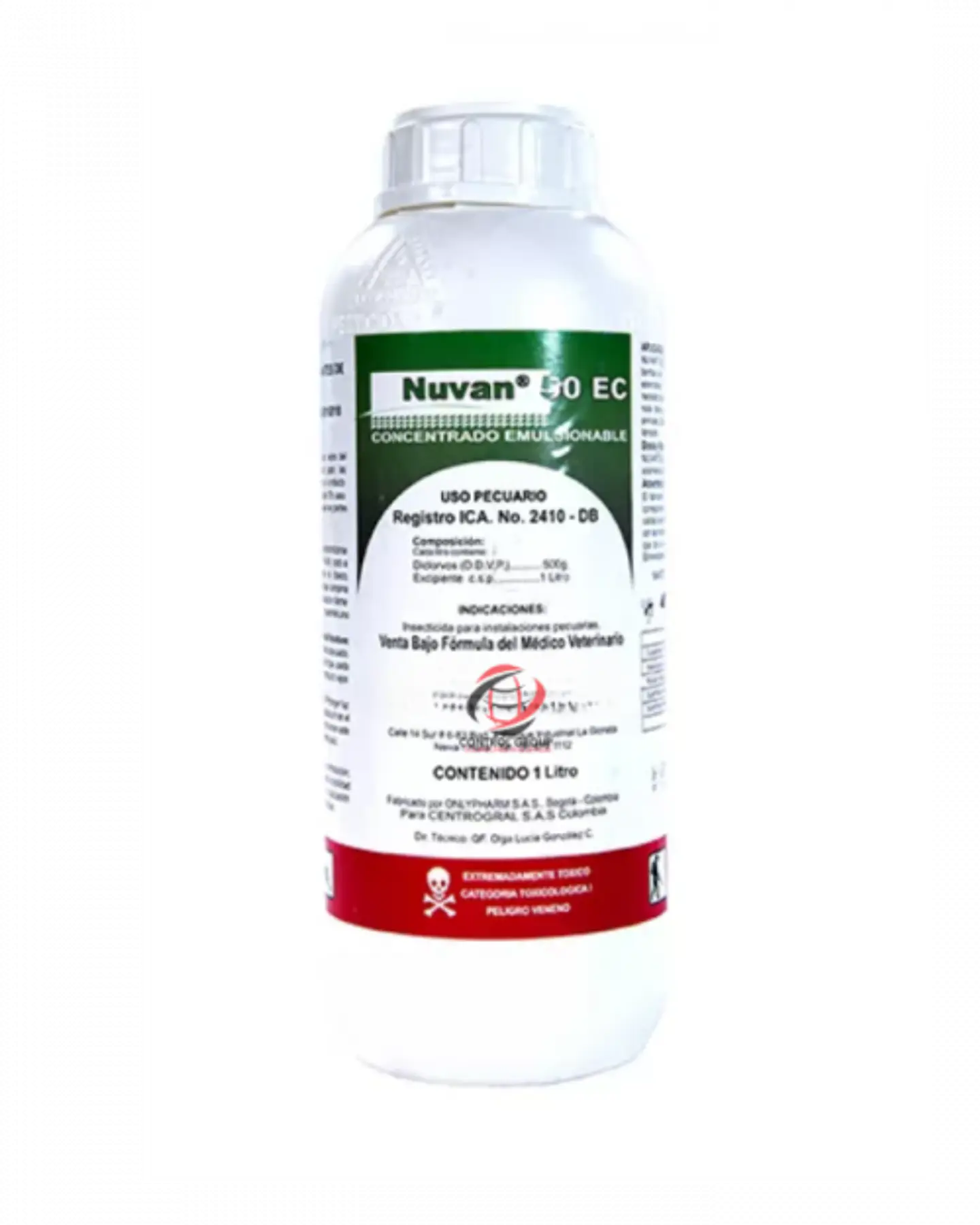 Nuvan 50 EC - Insecticida y Acaricida x 120 ML - 1 litro - Agrosamario 7