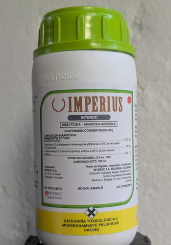 Imperius  (Diafenthiuron + Tetradifon) - Acaricida Agrícola | Agrosamario 7