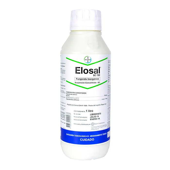 Fungicida-Acaricida Elosal Azufre 720 SC x 1 Litro- 5 Litros Bayer  - Agrosamario 1