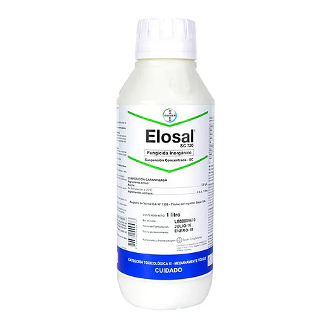 Fungicida-Acaricida Elosal Azufre 720 SC x 1 Litro- 5 Litros Bayer  - Agrosamario