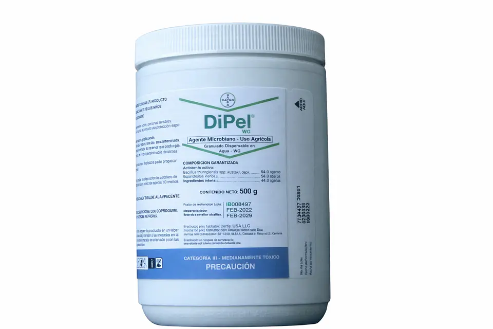 Insecticida Biológico Dipel WG x 500g -  Bacillus thuringiensis  Agrosamario 1