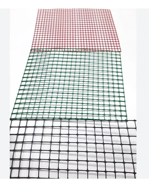 Malla Reja Cuadrada Plástica 16x16 mm - 1  mt Alto x 5m -10m- 15mt 30 Metros ( Rollo )  (varios colores) Agrosamario
