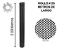 Malla Cafetera Plástica Negra Superior 4x4 mm - 2.0 mt Alto x 10, 20 y 30 Metros  Largo Agrosamario - Miniatura 6