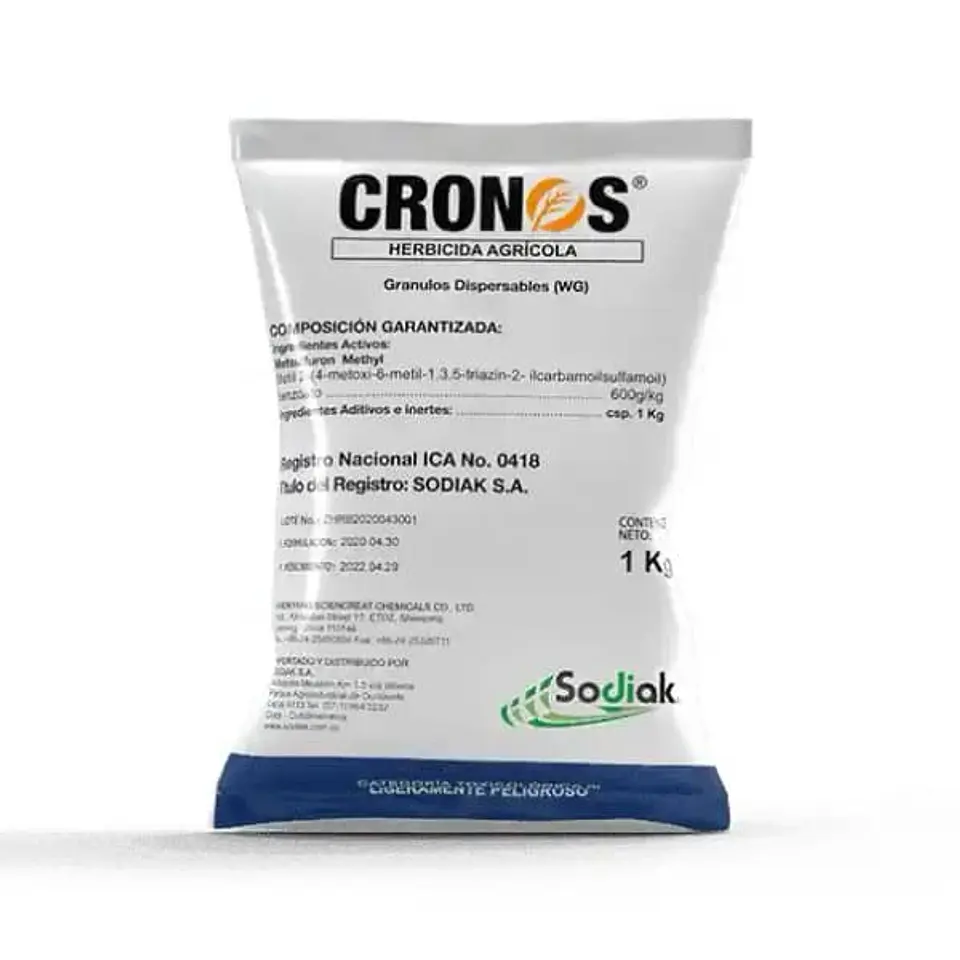 Metsulfuron Cronos 60 WG (Sobre x 20gr - 1 Kilo ) - Control de Malezas | Agrosamario 1
