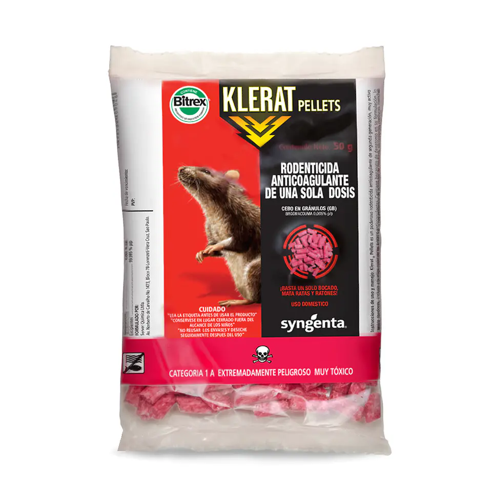 Klerat Raticida de Alta Eficacia (20g, 50g, 1Kg) | Agrosamario 6