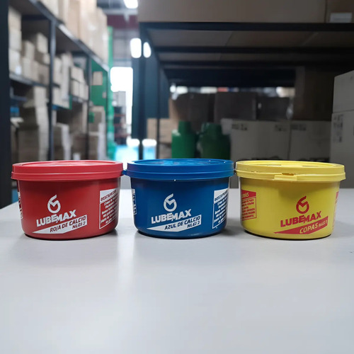 Grasa de Calcio Multiproposito Lubemax (Roja, Azul, Amarilla) x  330 gr - 2 Kilos  | Agrosamario 4