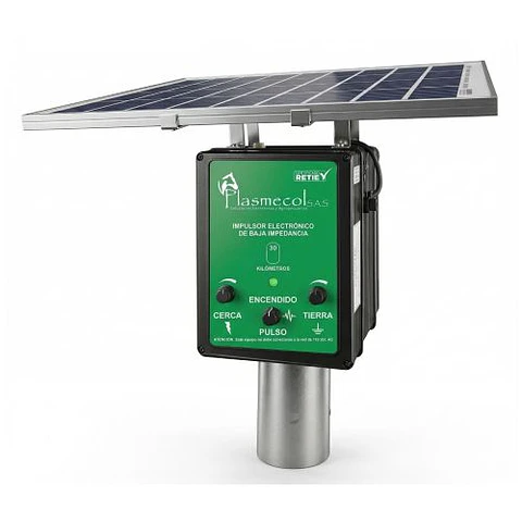 Impulsor Solar para Cerca Eléctrica 30 km Plasmecol (Kit Integrado) | Agrosamario