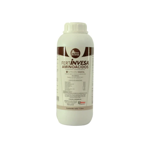 Fertiinvesa Aminoácidos + Algas Marinas | Fertilizante Bioestimulante x 1 Litro l Agrosamario 