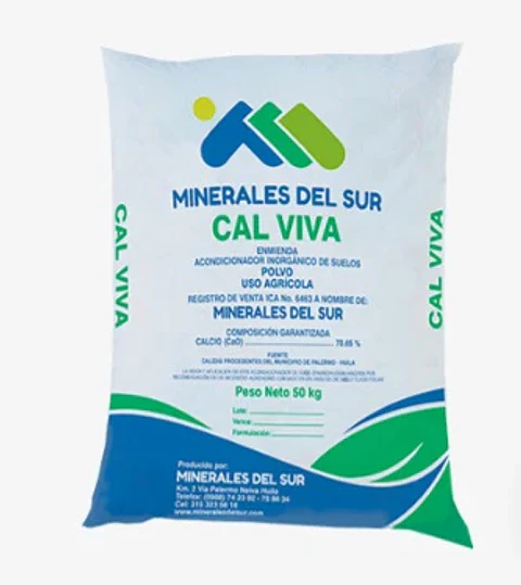 Cal Viva (Óxido de Calcio) - Bulto 50 Kg | Agrosamario