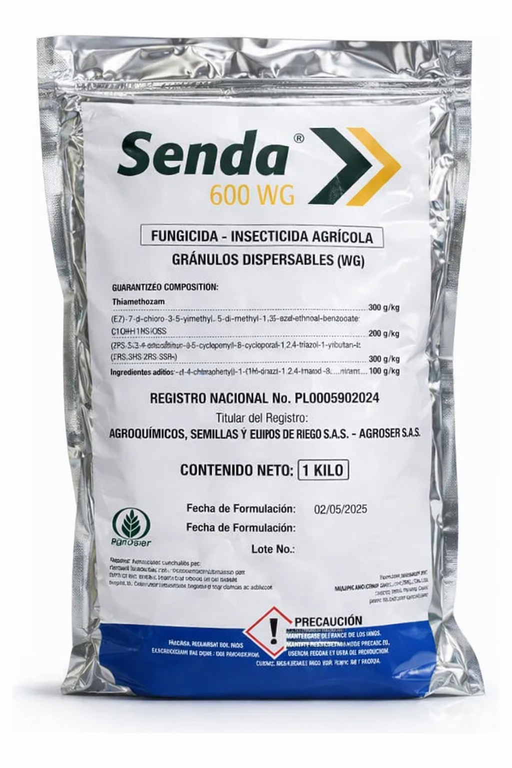 Senda WG - Insecticida y Fungicida Sistémico ( Verdadero) | 1 Kilo | Agroser | Agrosamario  1