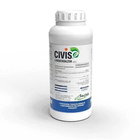 Carbendazim Civis 500 SC - Fungicida Sistémico | 1 Litro | Agrosamario