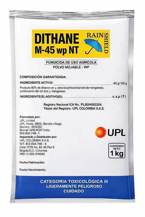 Dithane M-45 Mancozeb - Fungicida Preventivo Global | 1 Kilogramo | Agrosamario