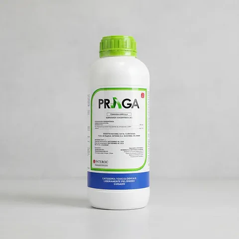 Praga - Fungicida Especialista en Manchas Foliares | 1 Litro | Interoc | Agrosamario