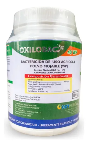 Oxilobac - Bactericida Sistémico de Alta Potencia | 100 Gramos | Agrosamario 1