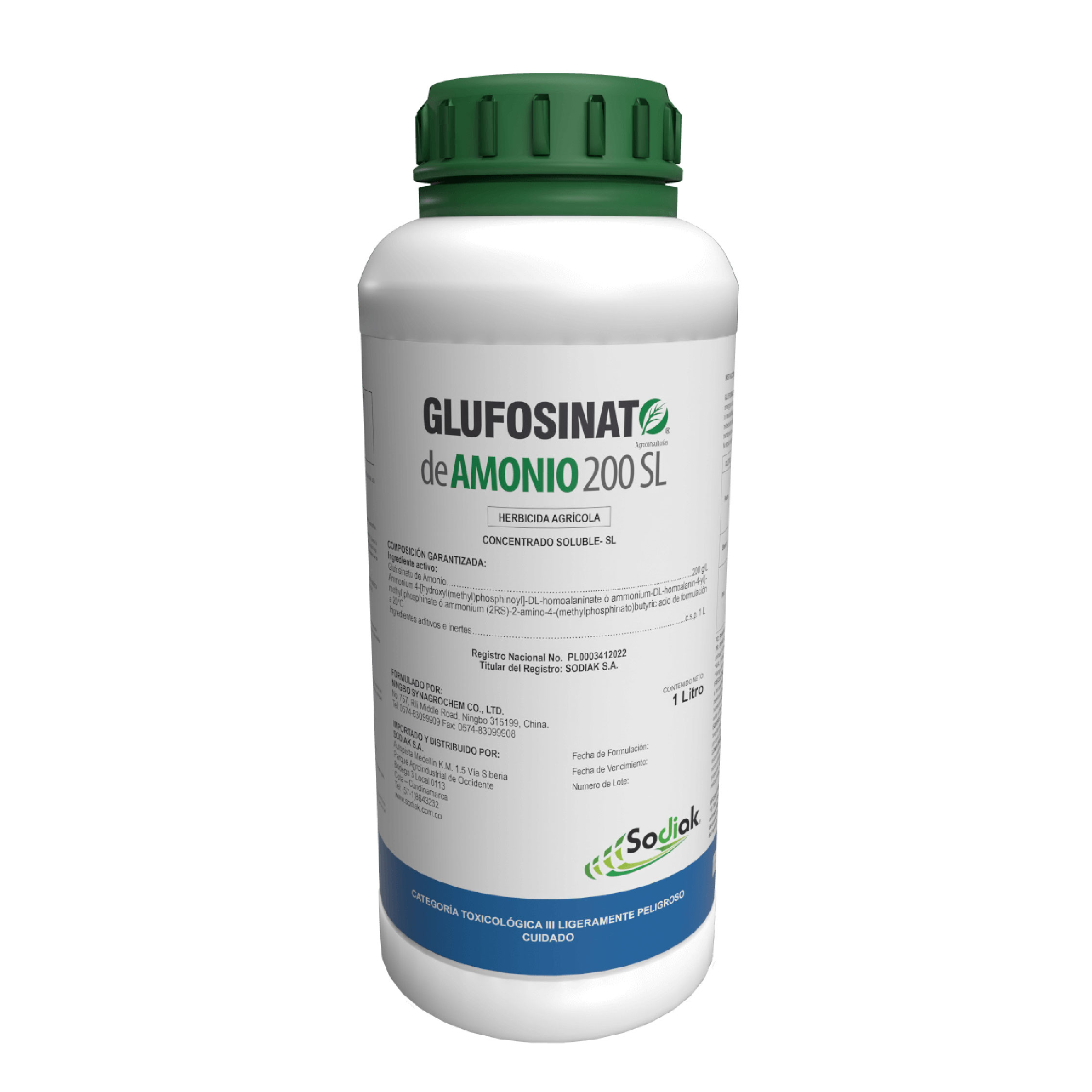 Glufosinato de Amonio 200 SL 1 Litro Sodiak  - Agrosamario 7