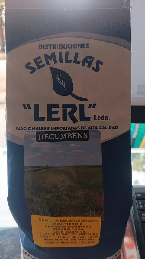 Semilla de Pasto  LERL  Brachiaria Decumbens Escarificada - Agrosamario