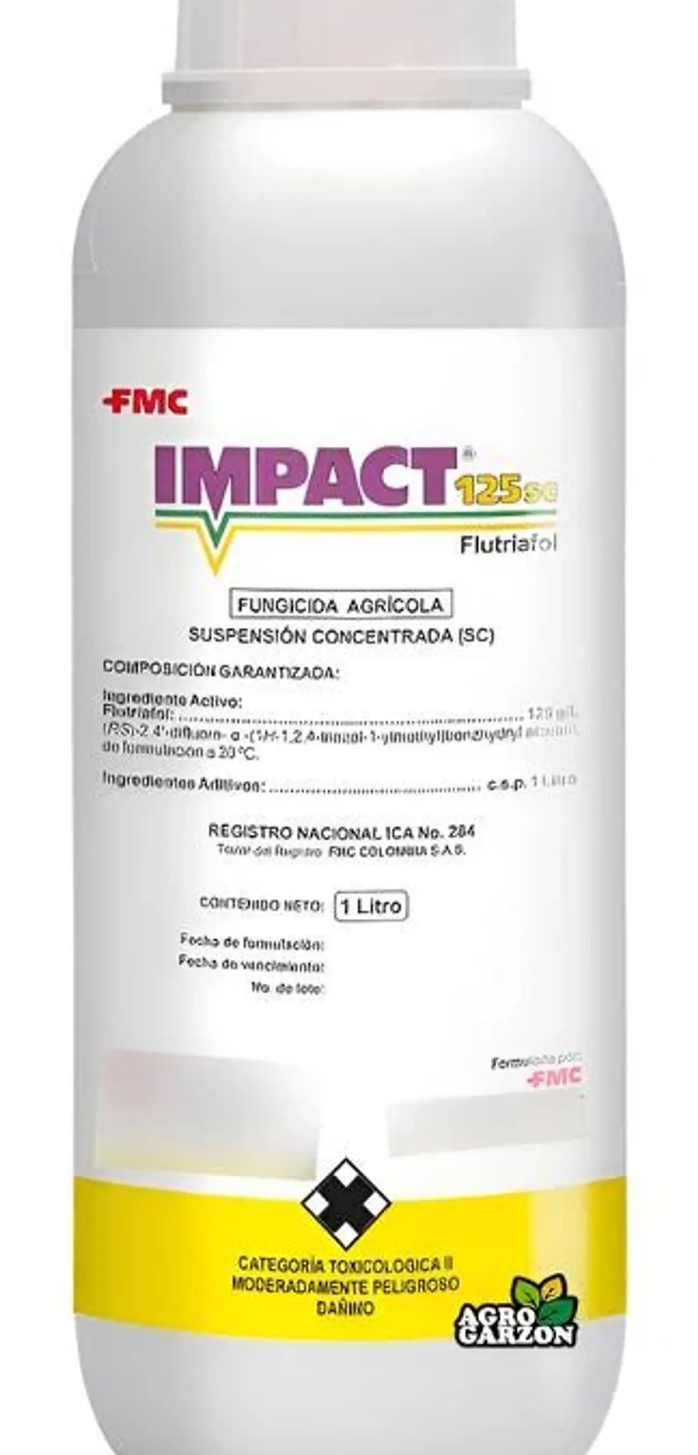 IMPACT 125 SC (1 Litro) – Fungicida Sistémico de Amplio Espectro Agrosamrario  2