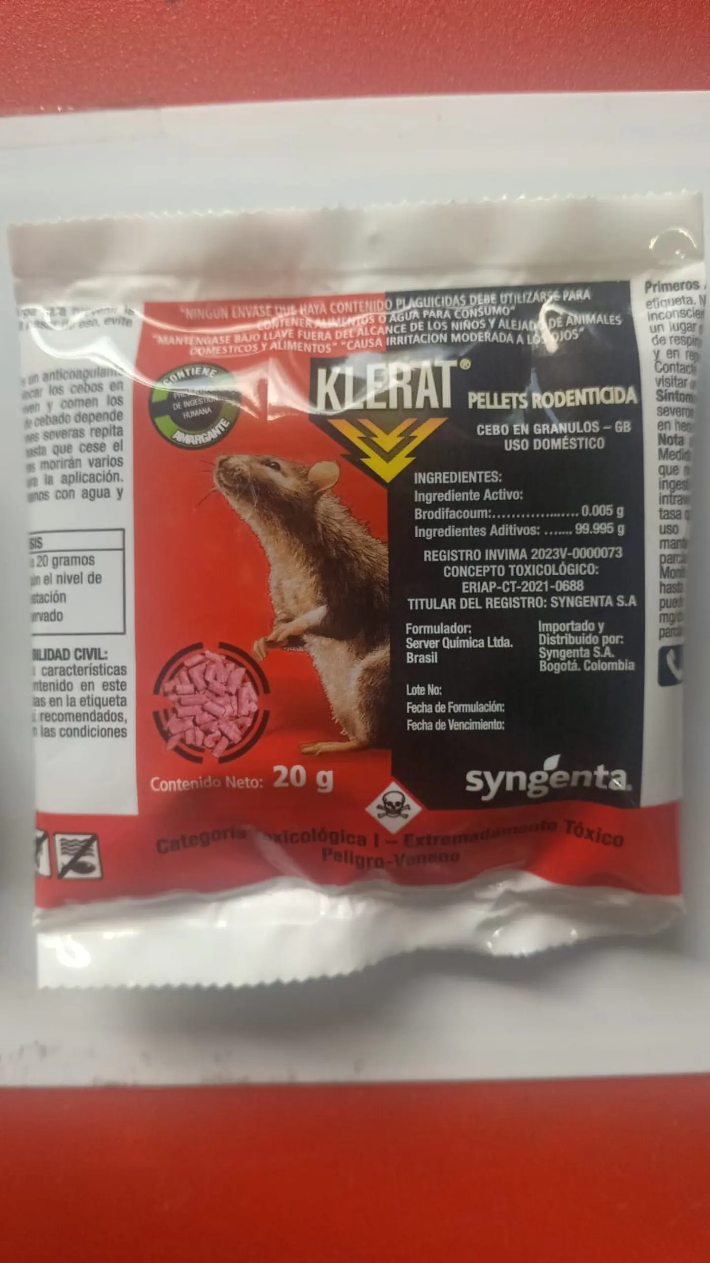 Kit Exterminador Ratas  Roedores: Klerat + Guayaquil + Sicario x 3  8