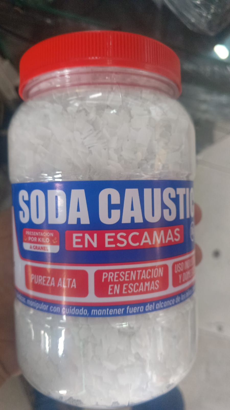 Soda Cáustica En Escamas X 1kg - Alta Pureza Multiuso  Agrosamario  2
