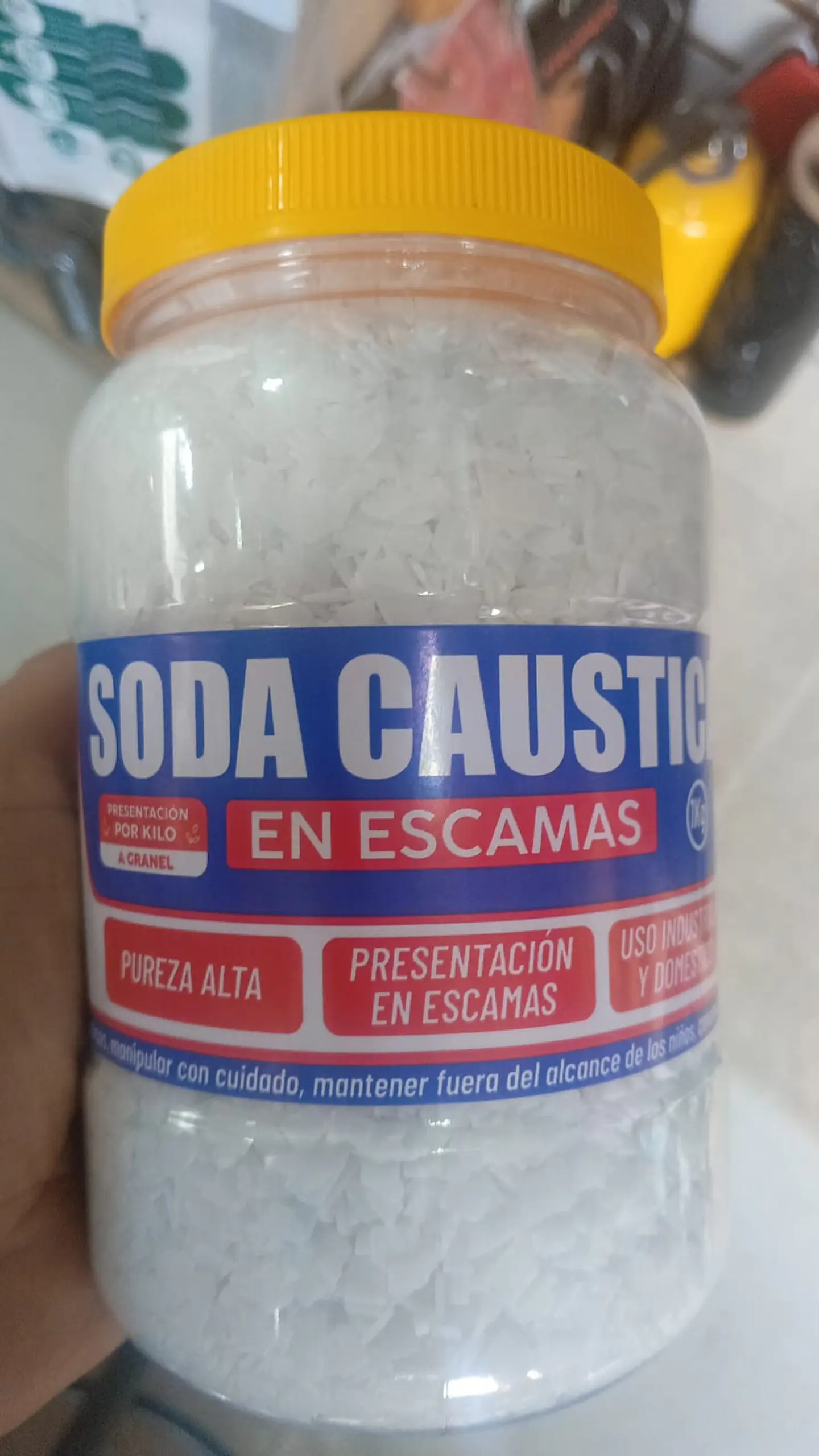 Soda Cáustica En Escamas X 1kg - Alta Pureza Multiuso  Agrosamario  3